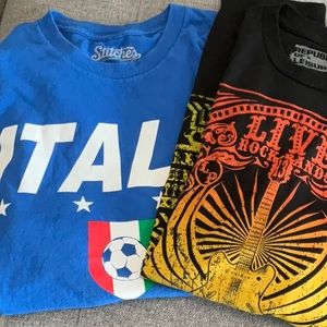 2 novelty T’s